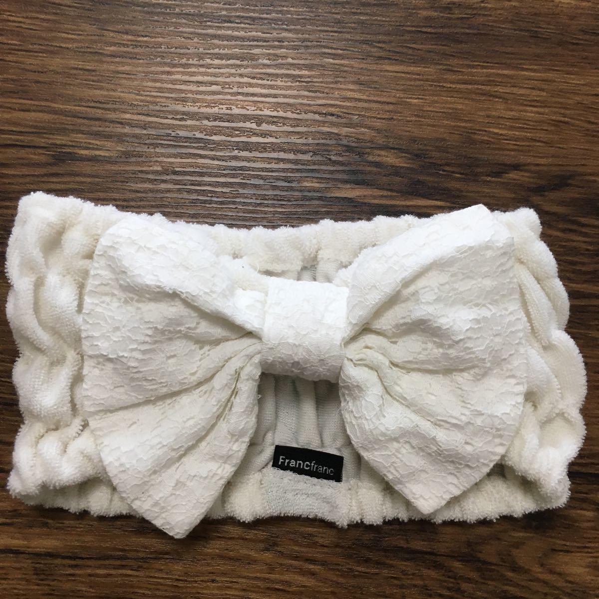 Paypayフリマ Francfranc リボンレース白ヘアターバン フランフラン ヘアバンド Paypayフリマ Francfranc リボンレース白ヘアターバン フランフラン ヘアバンド