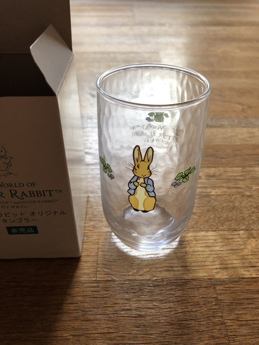  Peter Rabbit original tumbler Sanrio glass rabbit 