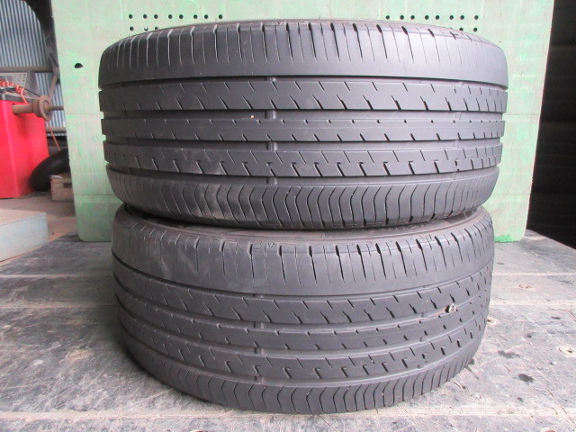 引き取り可能 245/45R18 ダンロップ VEURO VE303 製造年数19年 残溝約4.8　5.4㎜　2本セット MADE IN JAPAN_画像2