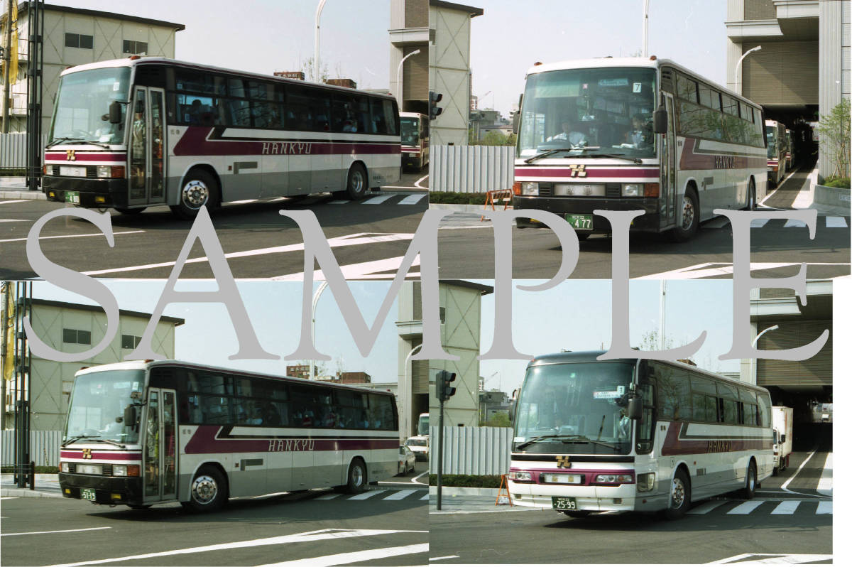D[ bus photograph ]L version 4 sheets . sudden tourist bus aero bus 