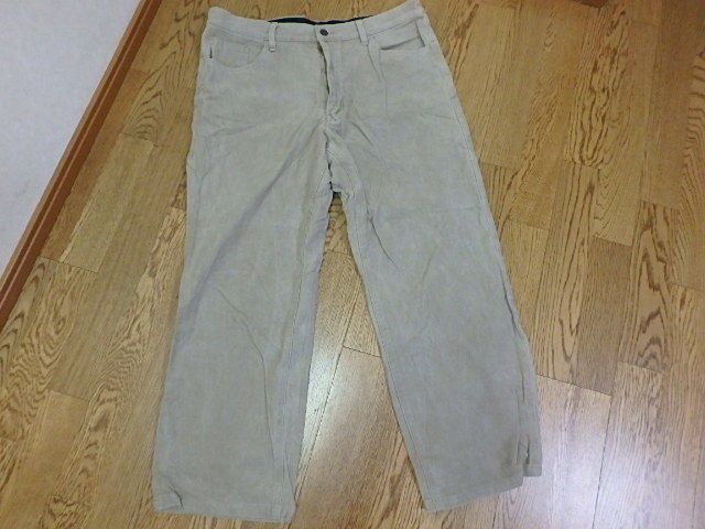 (n009k)　BOBSON JEANS　ボブソン ジーンズ　パンツ　スエード　size(36)91cm 6625　古着　0916-5_画像1