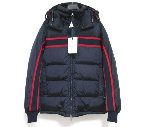 新品★国内正規品★MONCLER★モンクレール★ダウンジャケット★Richard padded jacket★メンズ★サイズ4★ネイビー_画像1