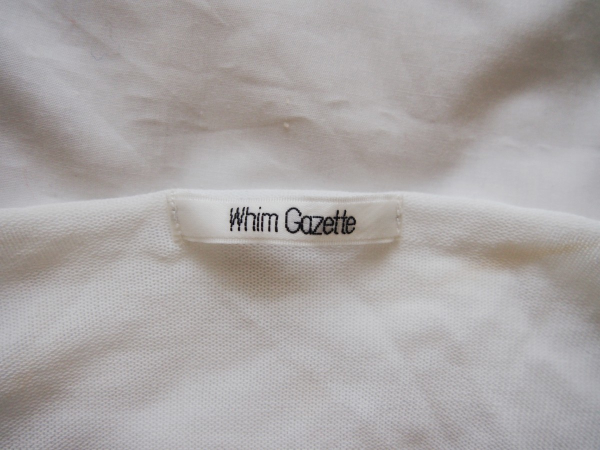 【ウィムガゼット】カットソー トップス　長袖Tシャツ Whim Gazette