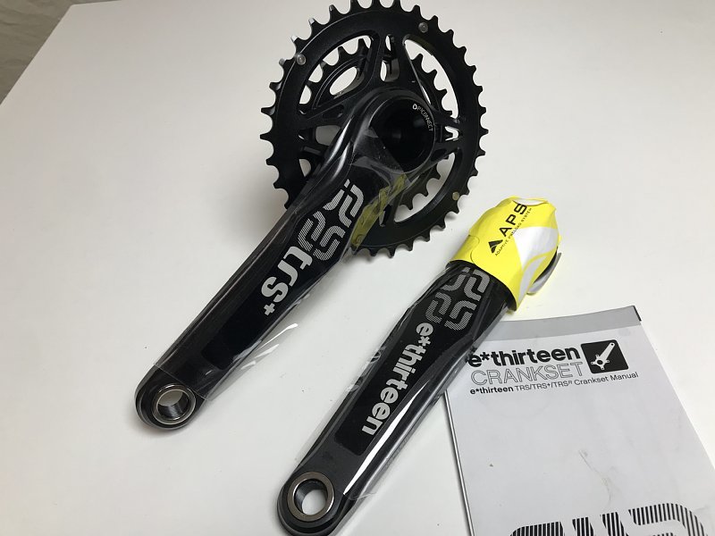 送料込み ■ 新品 e.thirteen TRS+ Double Crankset 175mm 34/24T ダブル クランクセット_画像1