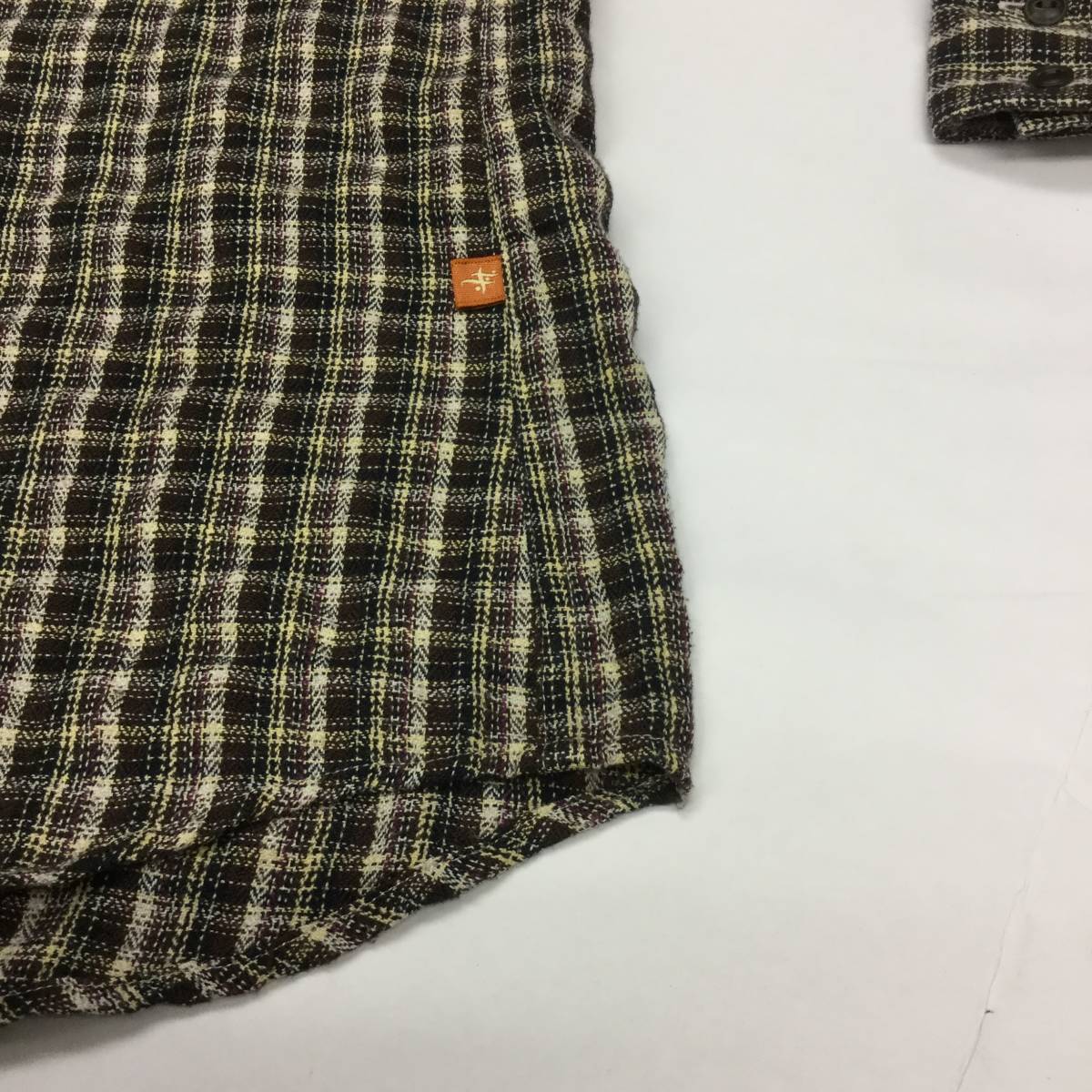 フォックスファイヤー foxfire ボタンダウンシャツ XLサイズ シュリンク生地