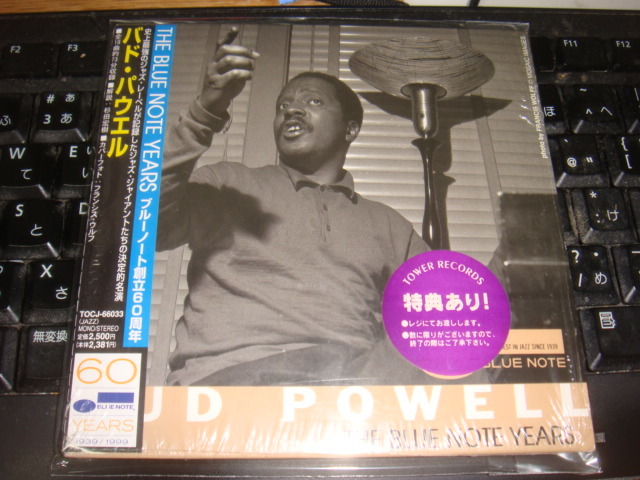 BUD POWELL THE BLUE NOTE YEARS ブルーノート創立60周年 紙ジャケ ｃｄ バドパウエル　ブルーノートイヤーズ　_画像1