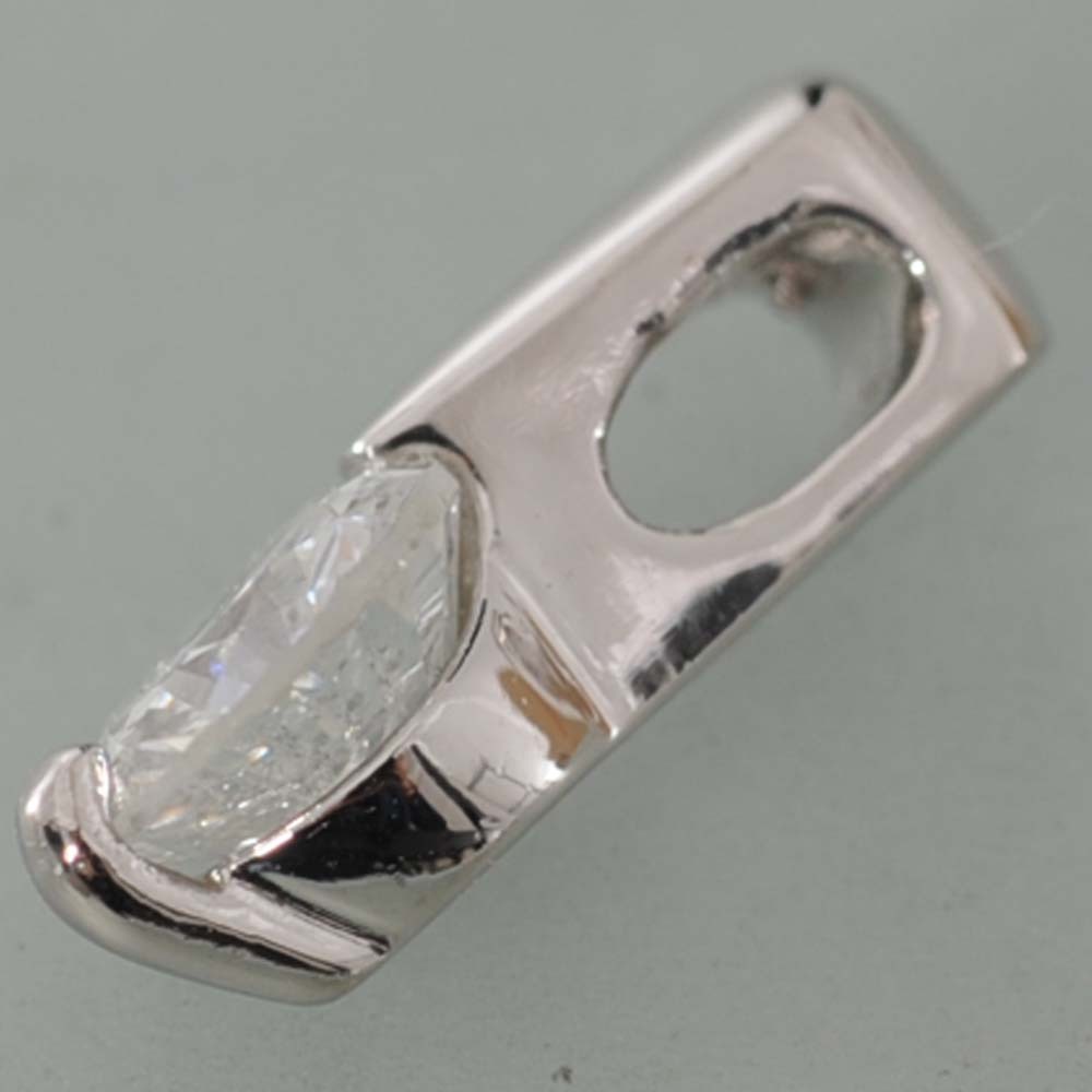 【F03】　Pt900　プラチナ900　ダイヤモンド 0.468ct　ペンダントトップ　中古品仕上げ済み_画像4