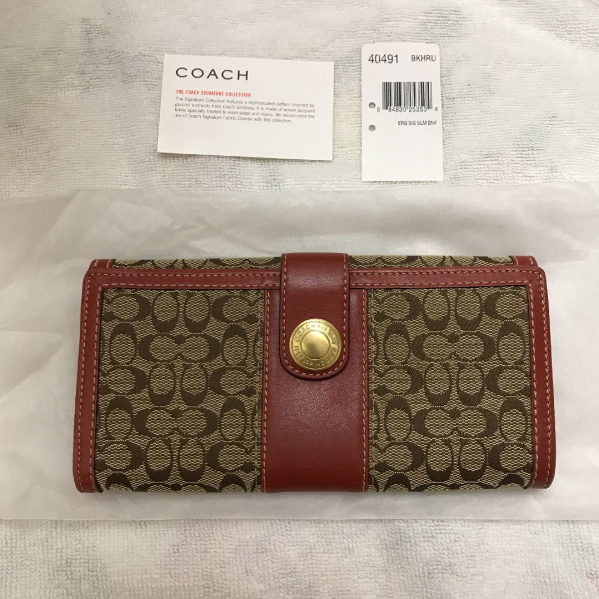 長財布 COACH ラウンドファスナー コーチ長財布