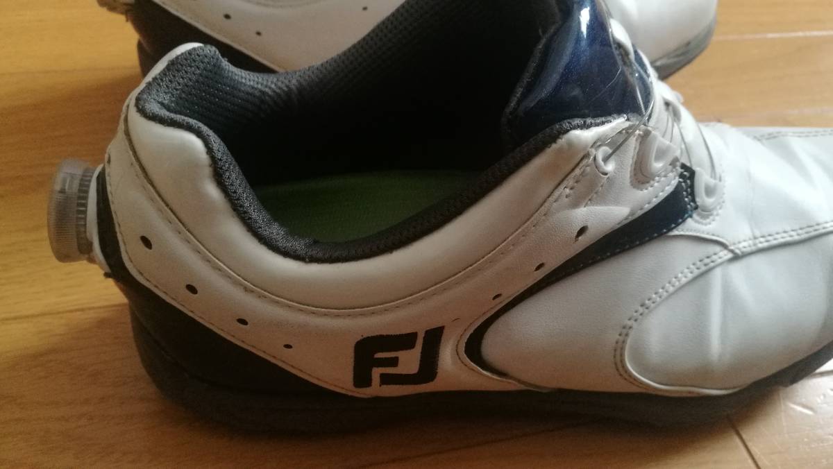 FOOT JOY foot Joy golf shoes 26.5cm dial type boa soft spike SUPERfeet super feet green green shoes 