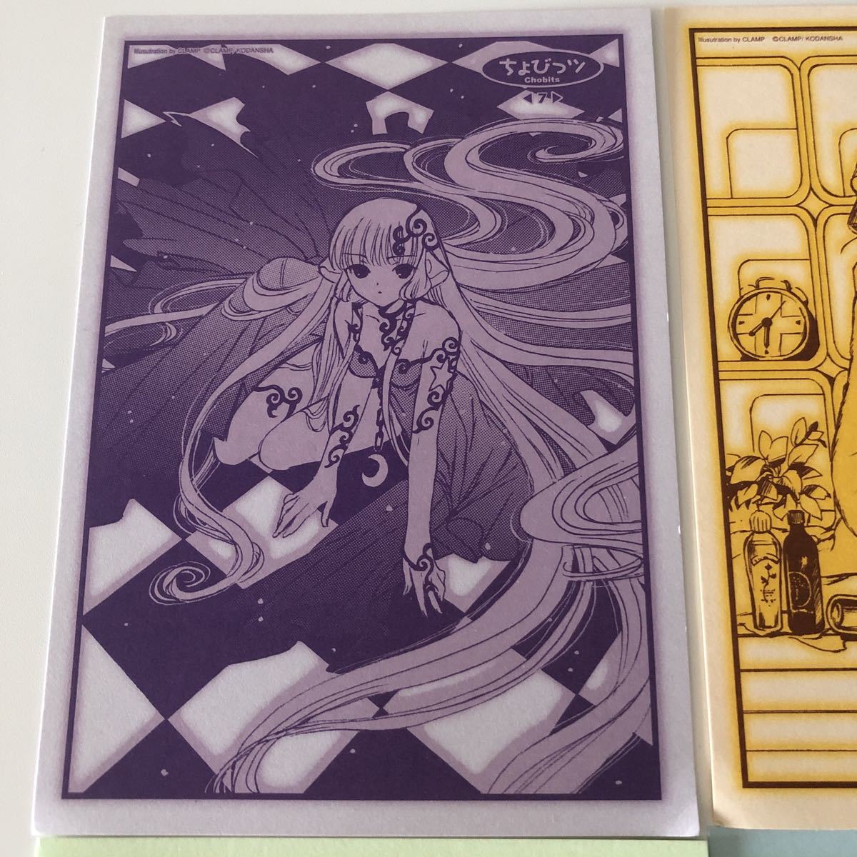 ちょびっツ　コミックス初回限定版特典ポストカード　4枚セット　CLAMP_画像2
