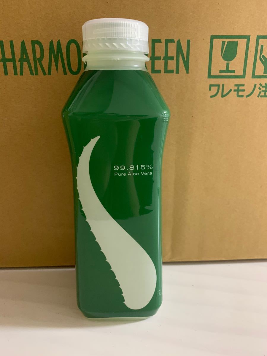 ハーモニーグリーン 有機アロエベラジュース(6本) 新品未開封品