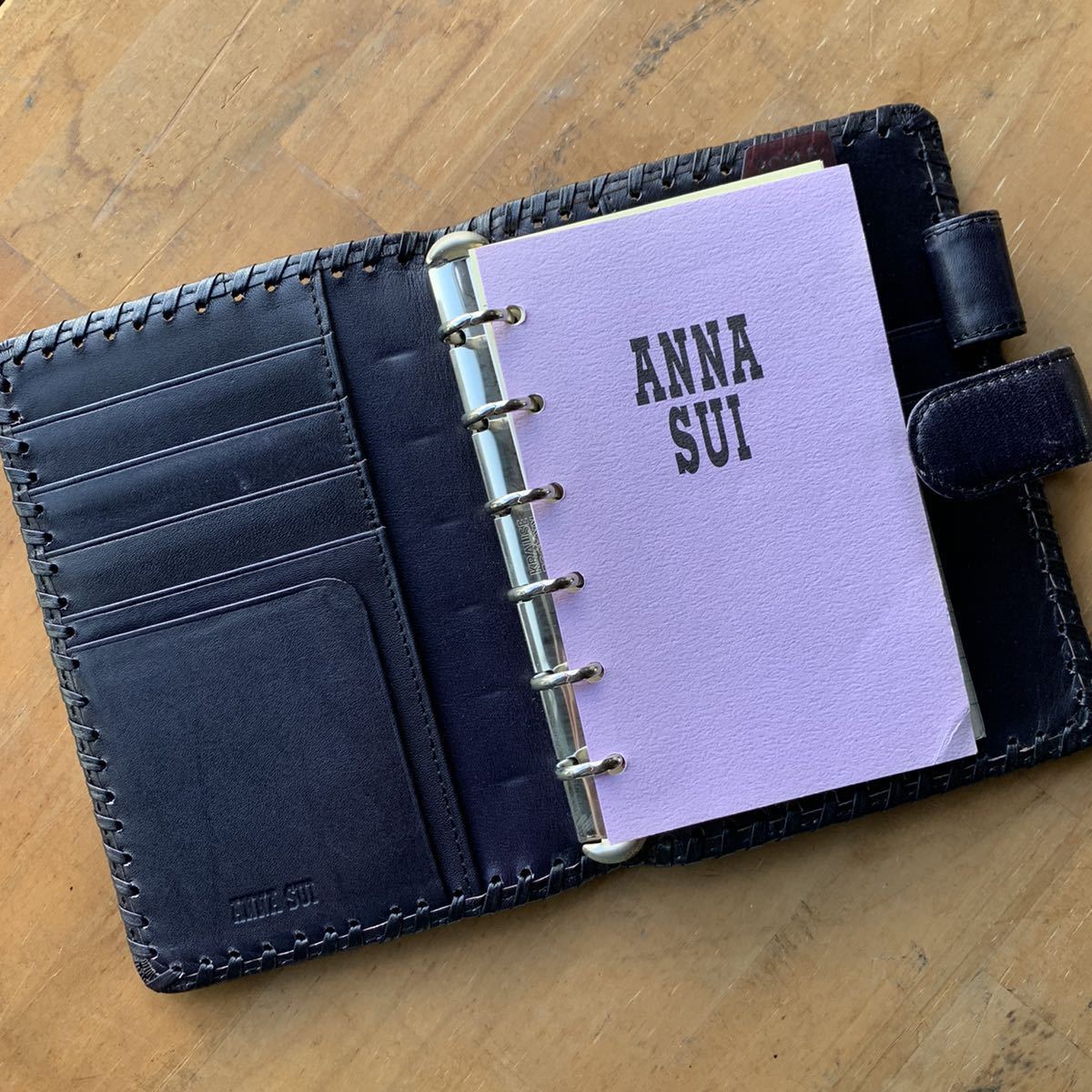 直営店に限定 ANNA SUI アナスイ システム手帳 lepiceriedeshalles.coop