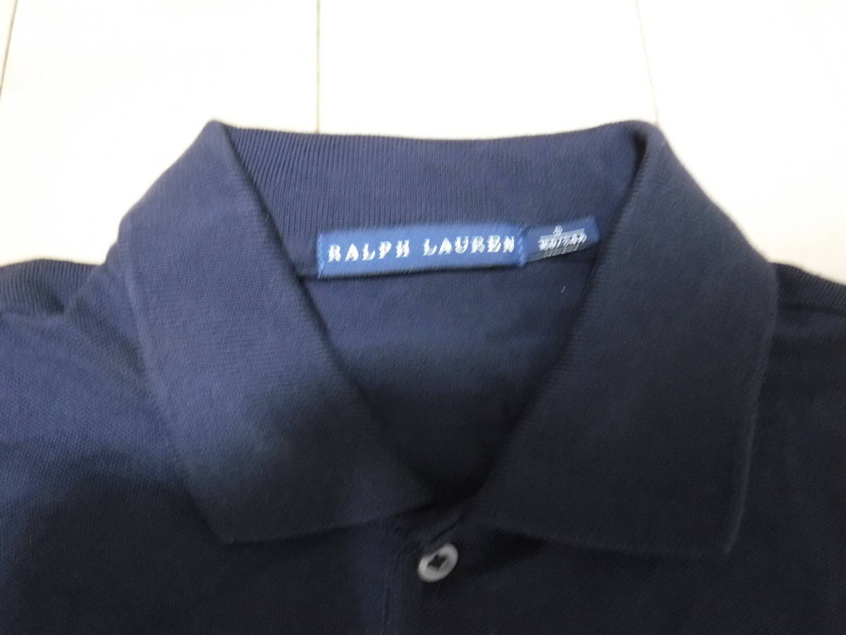 RALPH LAUREN　ラルフローレン　長袖ポロシャツ　サイズS　ペルー製_画像2