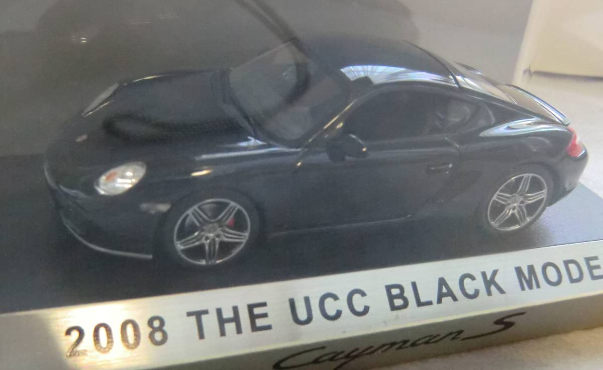 懸賞当選品◆1/43 ポルシェ 2008 THE UCC BLACK MODEL//ケイマンS_画像2