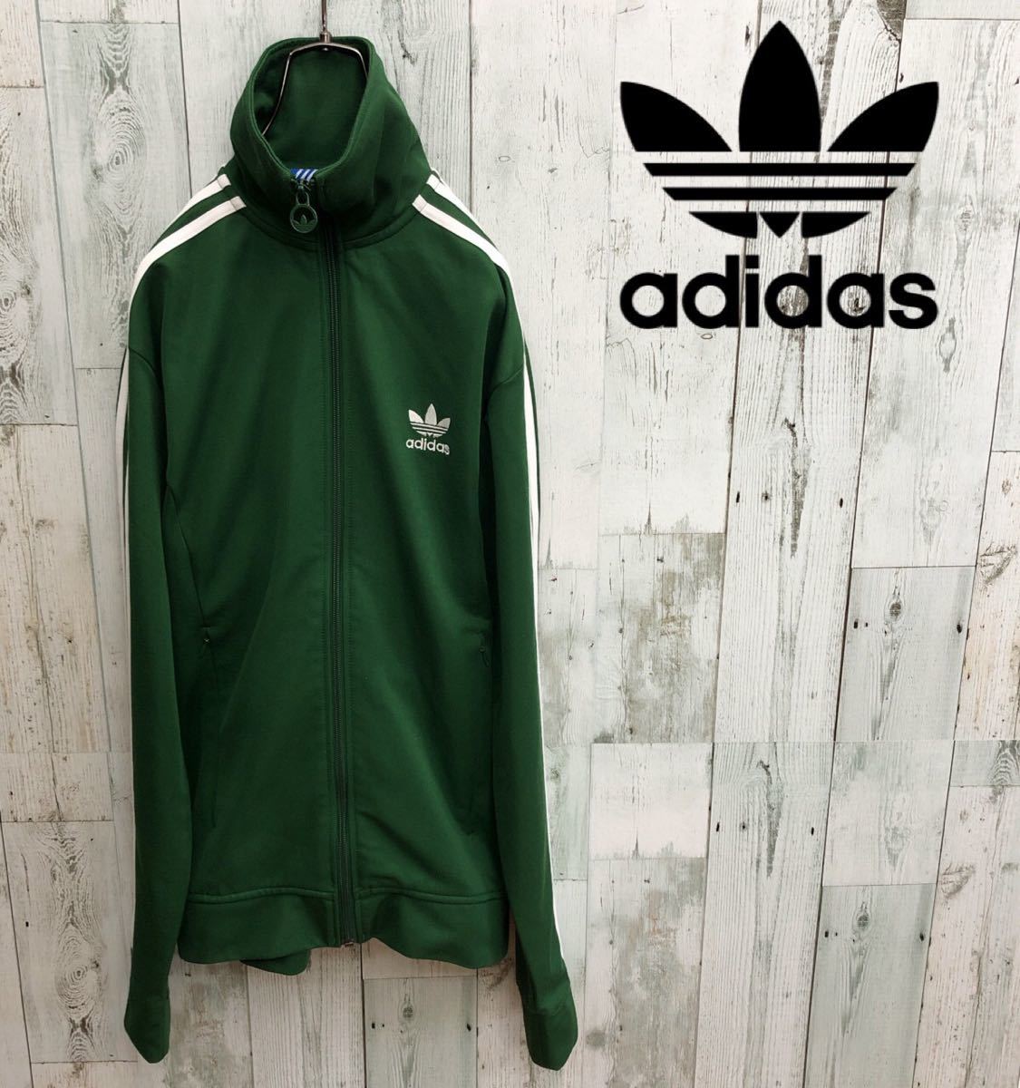 美品】adidas アディダス ジャージ グリーン メンズM｜PayPayフリマ