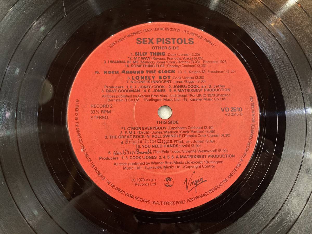 値下げ可激レアSex Pistols /GREAT R&R SWINDLE UK盤ORG LP 2枚組｜代購幫