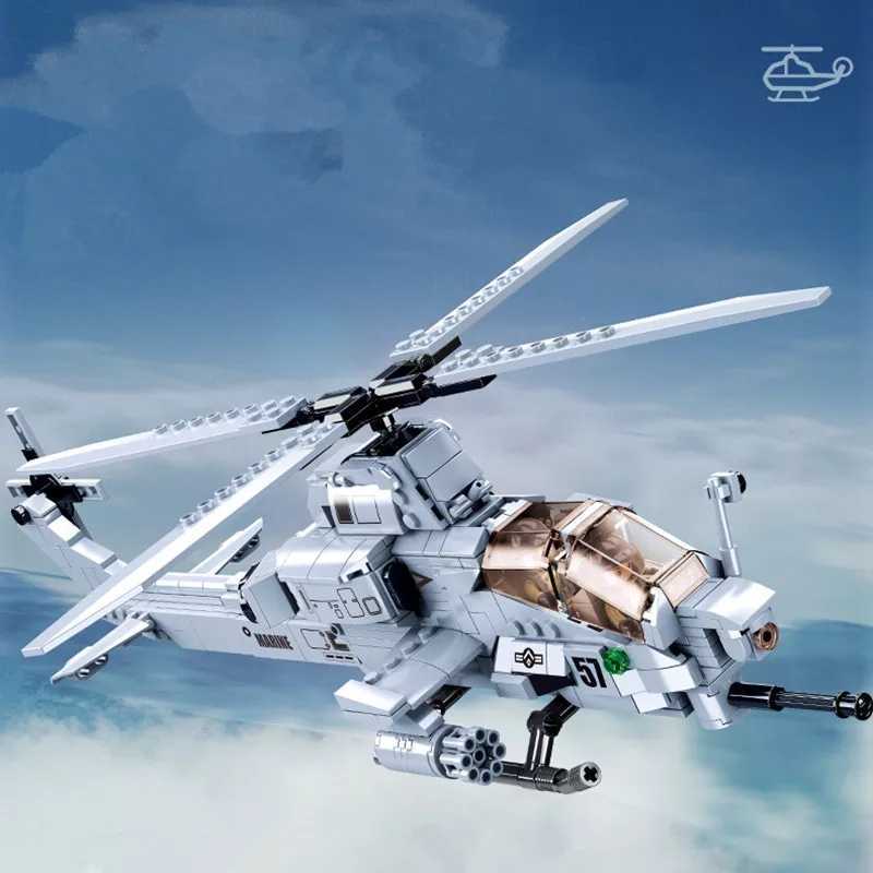 ☆最安値☆ レゴ 互換 AH-1Z 軍用ヘリ 攻撃ヘリコプター ミリタリー_画像2