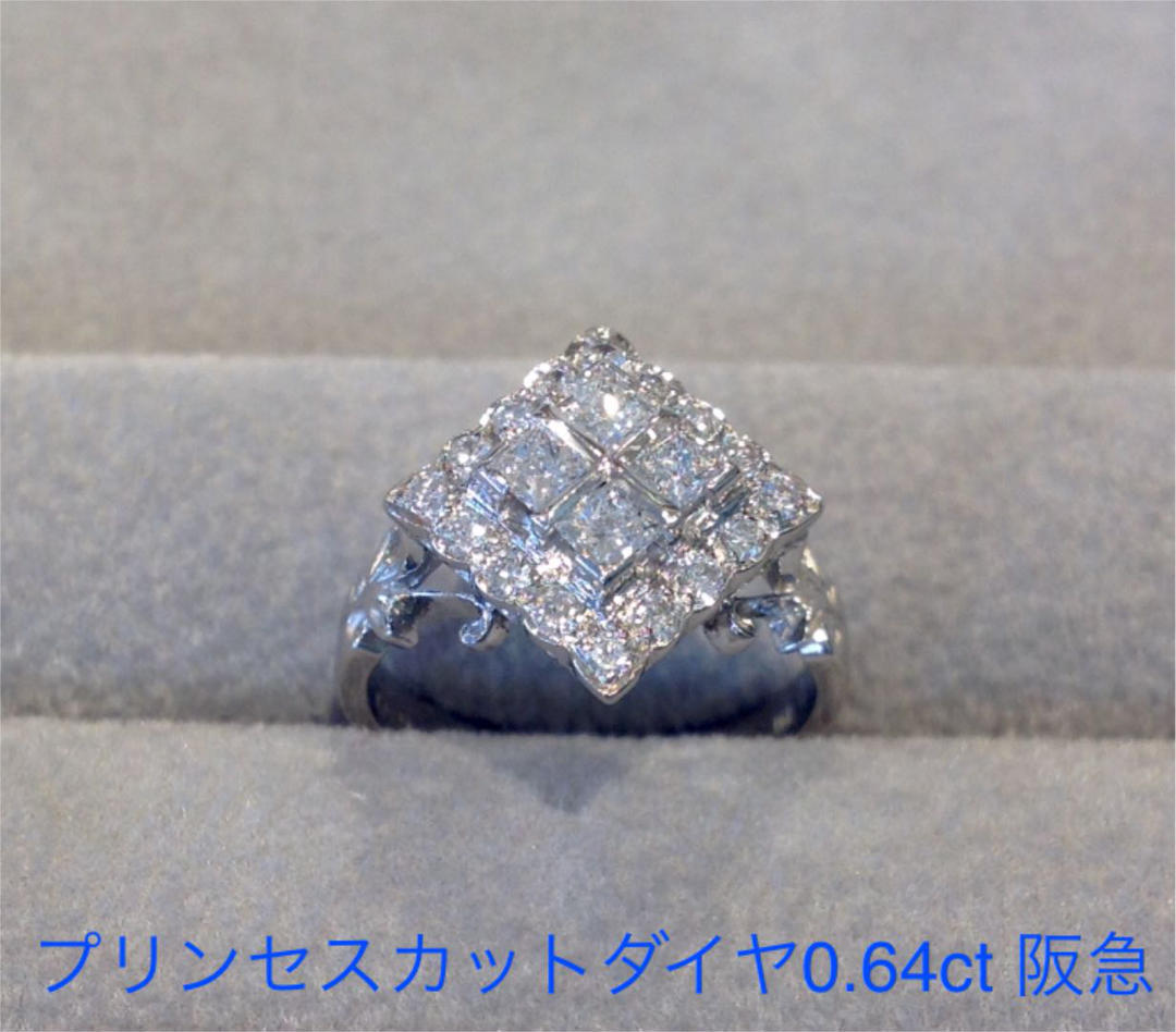 お気に入り ハート ダイヤ0.02ct プラチナ Pt900 リング #11 3.3g 指輪