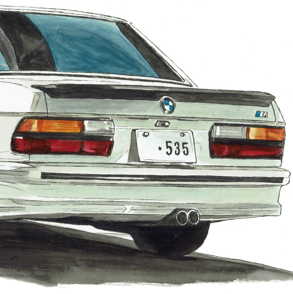 Paypayフリマ Gc 1313 Bmw M535i E28 Gc 1314 Bmw 323i E21 M535i E28限定版画300部 直筆サイン有 額装済 作家 平右ヱ門 希望ナンバーをお選び下さい