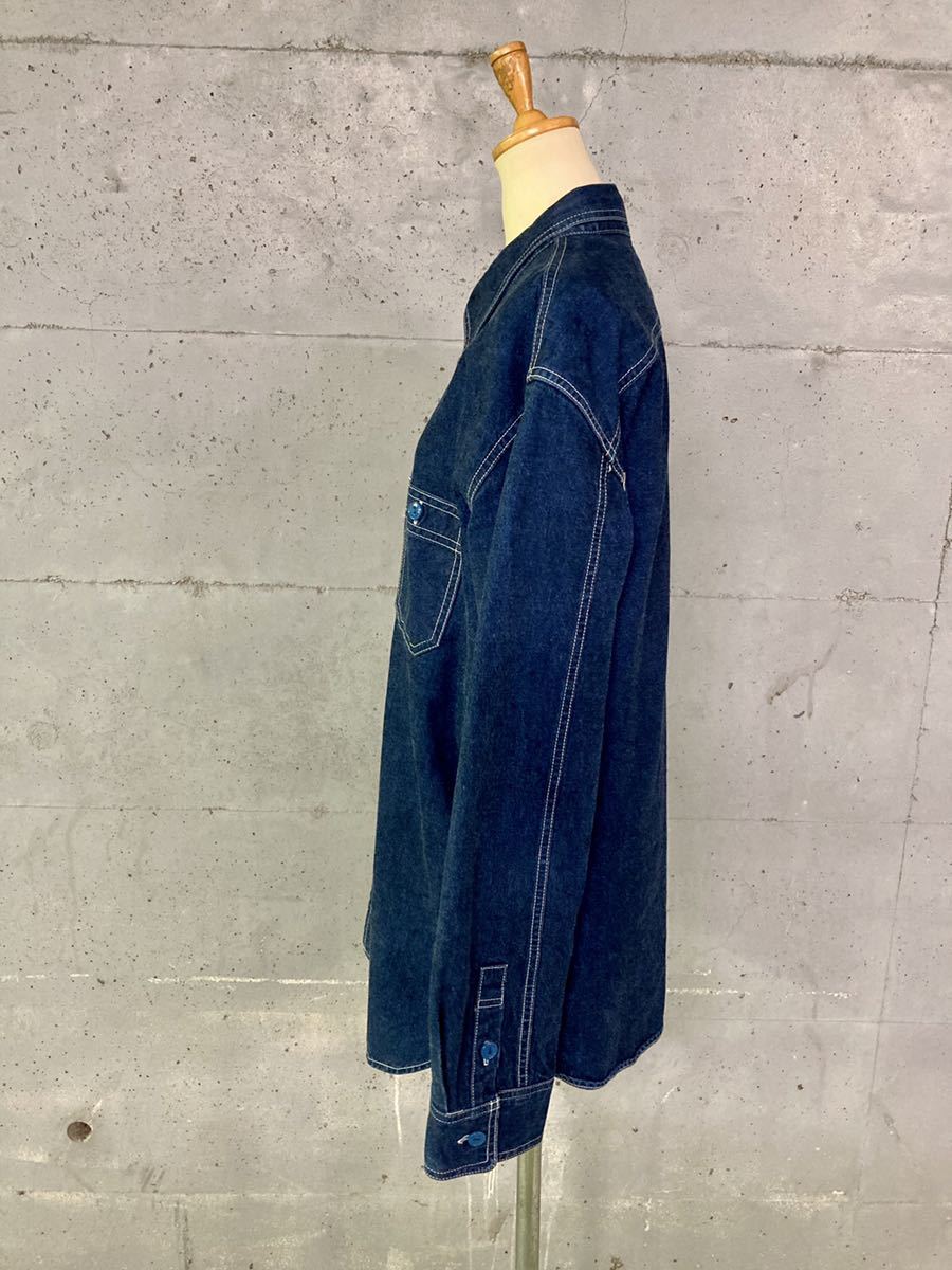 美品！TENRYO DENIM デニムシャツ！日本製！_画像4