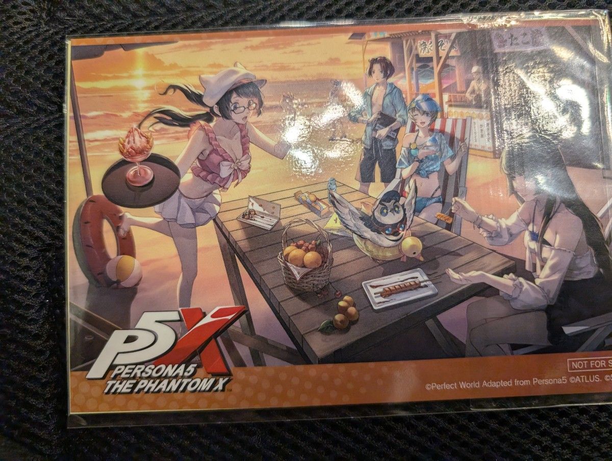 限定配布】P5X ペルソナ5X ステッカー ポストカード交換コード