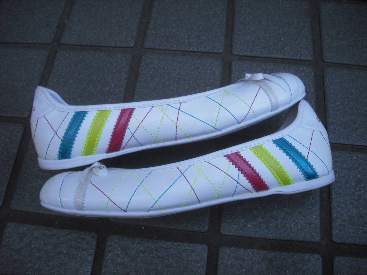 運動靴：adidas　JP:２４０　ホワイト_画像5