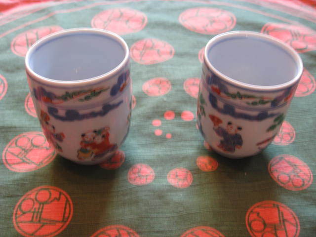 【未使用品】☆可愛い絵柄の湯呑み茶碗２個セット（両方絵柄は同じです！） の画像5