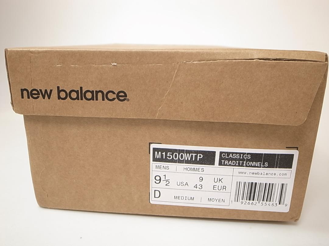 しくお ヤフオク! M1500WTP 27.5cm US9.5 新品 ... - NEW BALANCE UK製 ▲のシミ