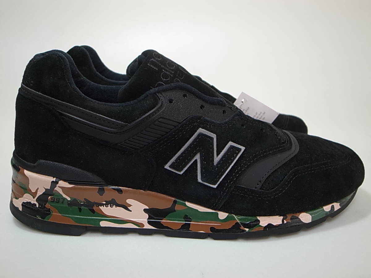 【送料無料 即決】NEW BALANCE USA製 M997CMO 26cm US8新品 迷彩柄 カモ カモフラージュ BLACK x CAMO 黒xカモ 限定 MADE IN USAアメリカ製