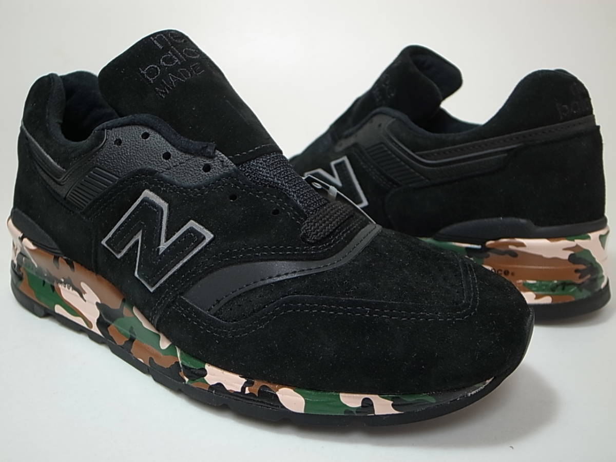 【送料無料 即決】NEW BALANCE USA製 M997CMO 26cm US8新品 迷彩柄 カモ カモフラージュ BLACK x CAMO 黒xカモ 限定 MADE IN USAアメリカ製