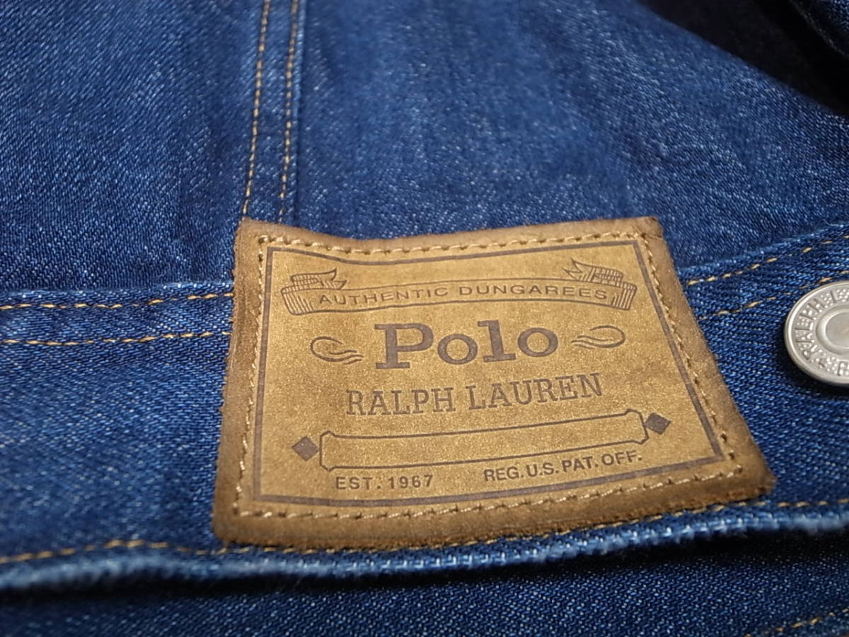 海外輸入 POLO SPORT FLAG LOGO DENIM JACKET復刻ポロスポーツ Gジャン