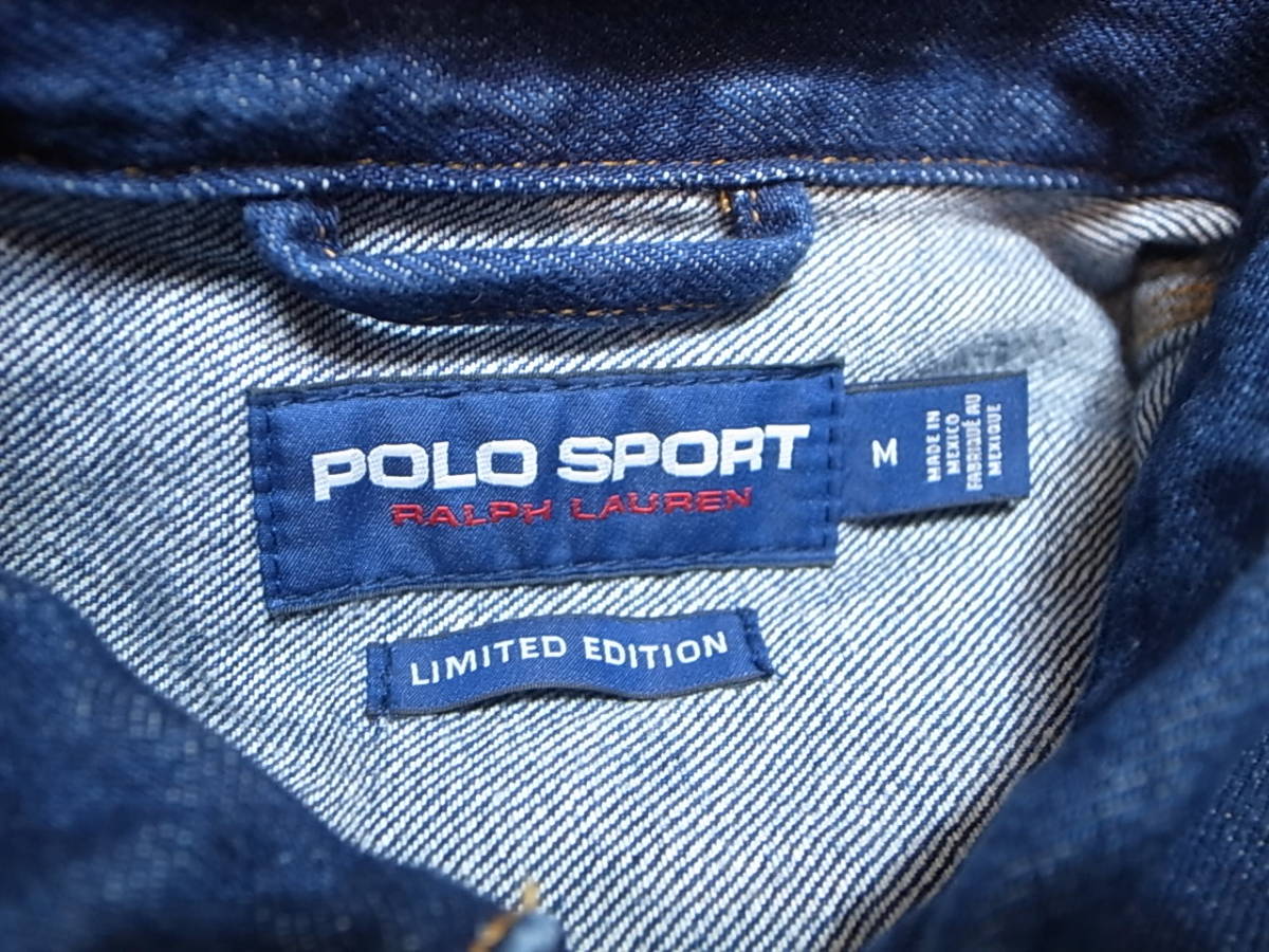 POLO SPORT FLAG LOGO DENIM JACKET復刻ポロスポーツ Gジャン デニム