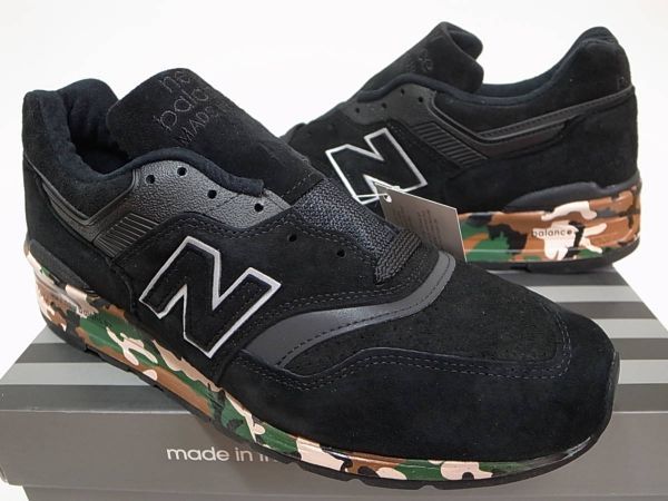 【送料無料 即決】NEW BALANCE USA製 M997CMO 28.5cm US10.5新品 迷彩 カモ柄カモフラージュ限定BLACK x CAMO黒xカモMADE IN USAアメリカ製