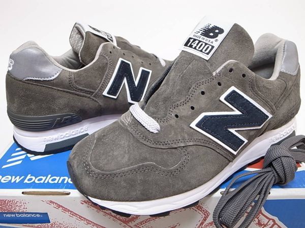 [ free shipping prompt decision ]J.CREW x NEW BALANCE USA made M1400DM 24.5cm US6.5 new goods J Crew special order military gray GRAY limitation all suede American made 