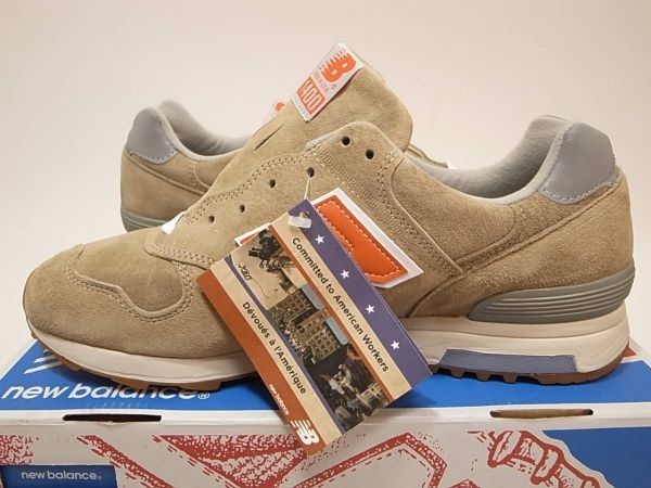 【送料無料 即決】J.CREW x NEW BALANCE USA製 M1400JC6 29cm US11 新品 ジェイクルー別注 オールスウェード  限定ベーシュxオレンジ 米国製