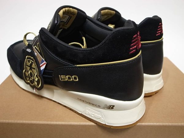 [ free shipping prompt decision ]FOOTPATROL x NEW BALANCE UK made M1500FPK 28cm US10 new goods FP foot Patrol special order all leather limitation black x Gold black x gold 