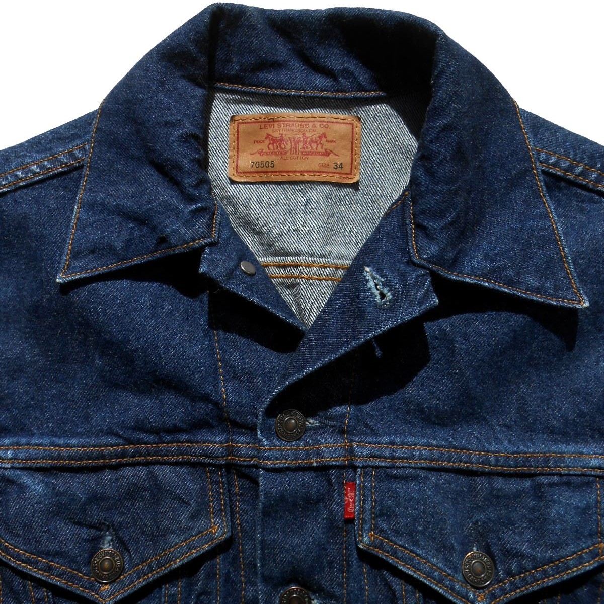 美品 '95 正規 Levi's 70505 インディゴブルー デニムジャケット 美品 '95 正規 Levi's 70505 インディゴブルー デニムジャケット