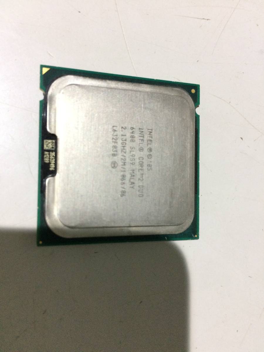 中古品 intel Core 2 Duo 6400 2.13GHz L2:2MB FSB:1066MHz 現状品_画像1