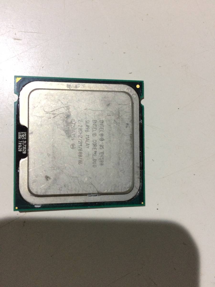 中古品 intel Core 2 Duo E4500 2.2GHz L2:2MB FSB:800MHz 現(xiàn)狀品②