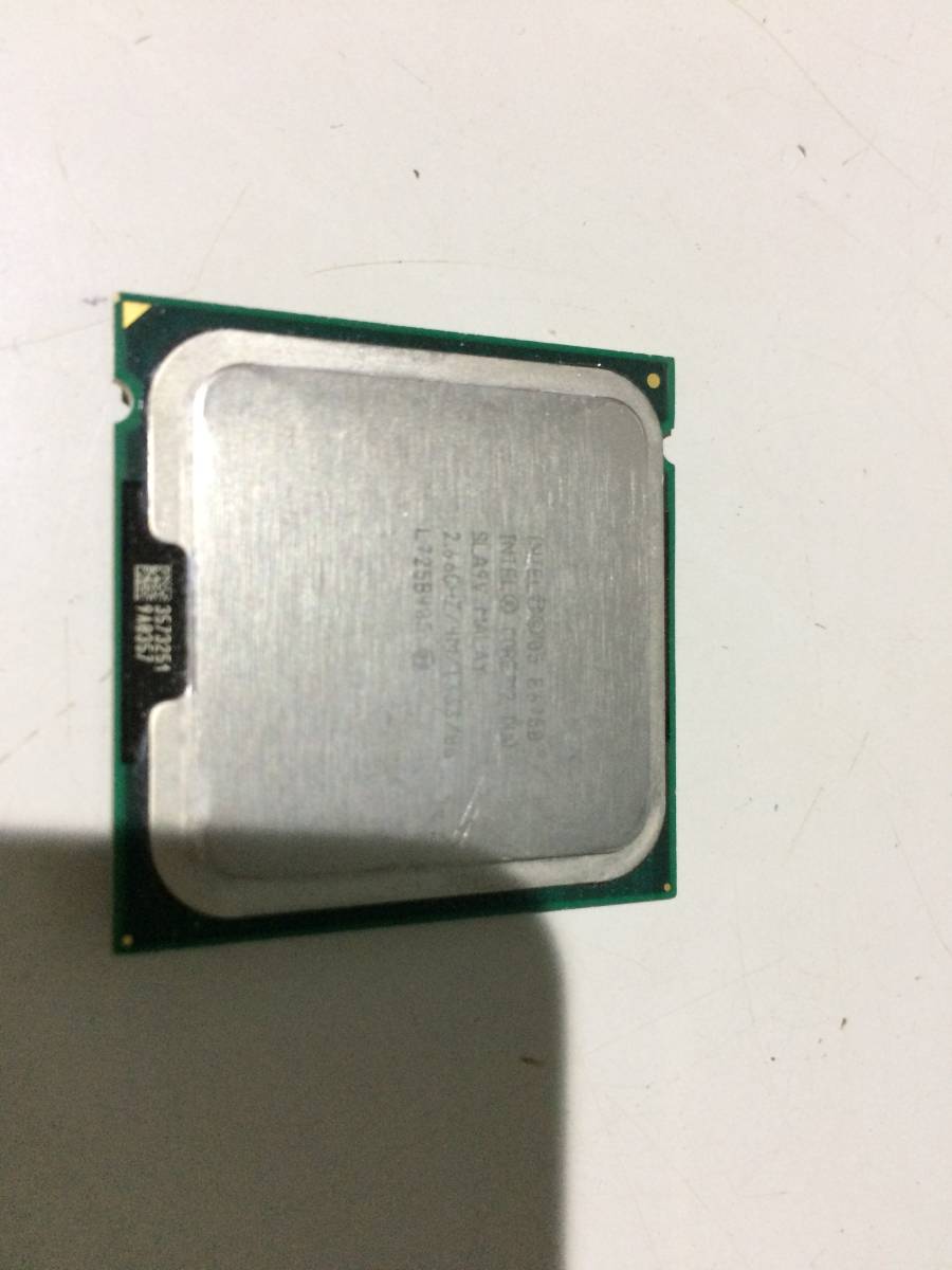 中古品 intel Core 2 Duo E6750 2.66GHz L2:4MB FSB:1333MHz 現状品_画像1