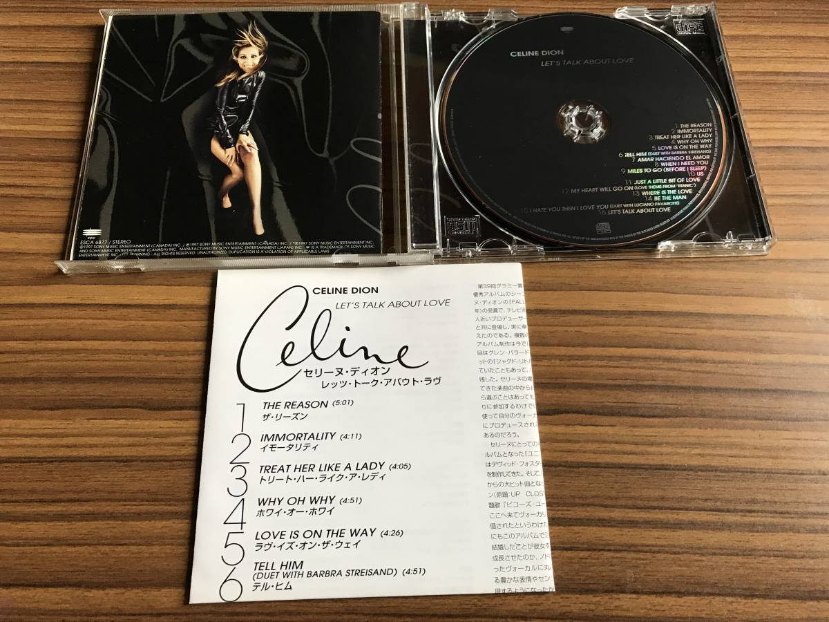 Celine Dion / Let's Talk About Love　セリーヌ・ディオン / レッツ・トーク・アバウト・ラヴ　国内盤_画像2