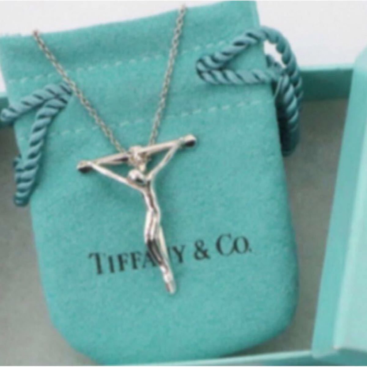 TIFFANY & CO 大サイズ ロザリオ クロス ネックレス|PayPayフリマ