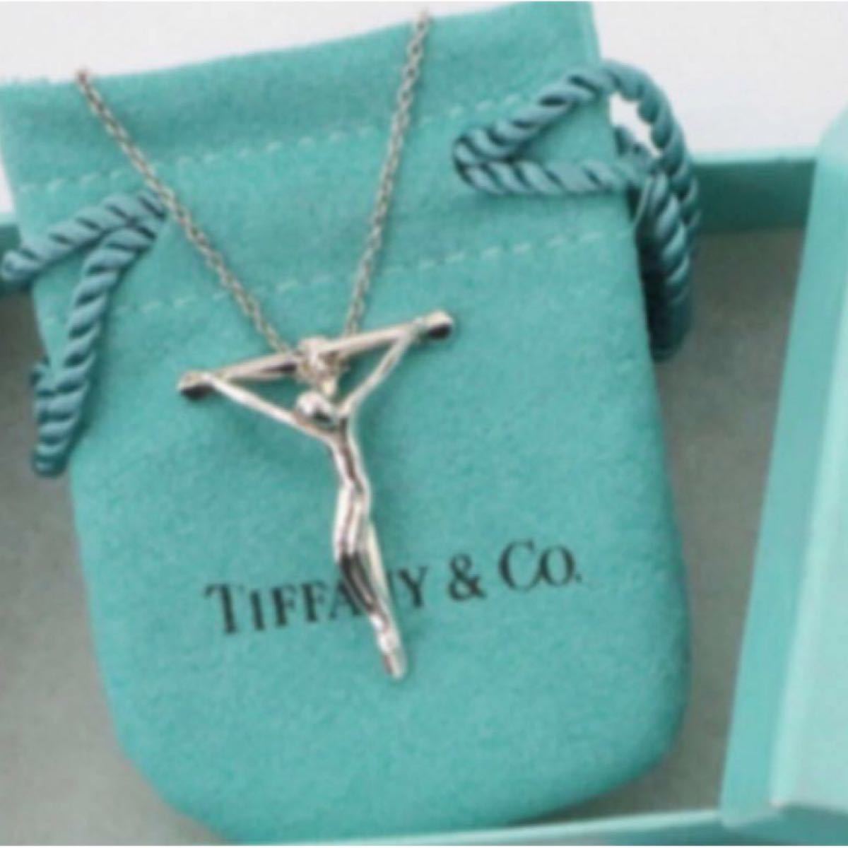 TIFFANY & CO 大サイズ ロザリオ クロス ネックレス｜PayPayフリマ