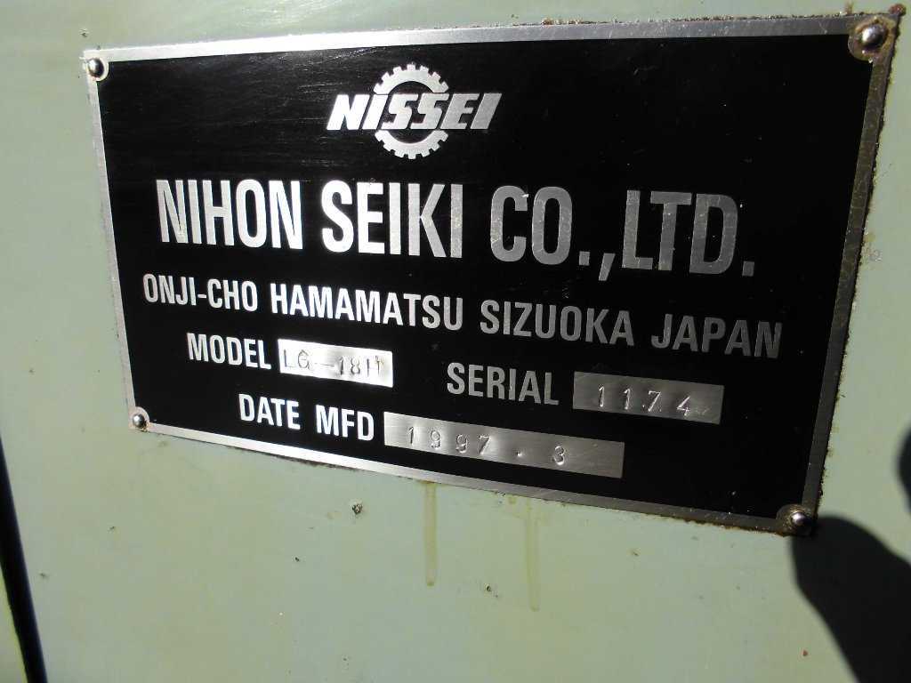  Nippon Seiki center less grinder LG-18H type core less grinding record receipt limitation (pick up) ( Hyogo )