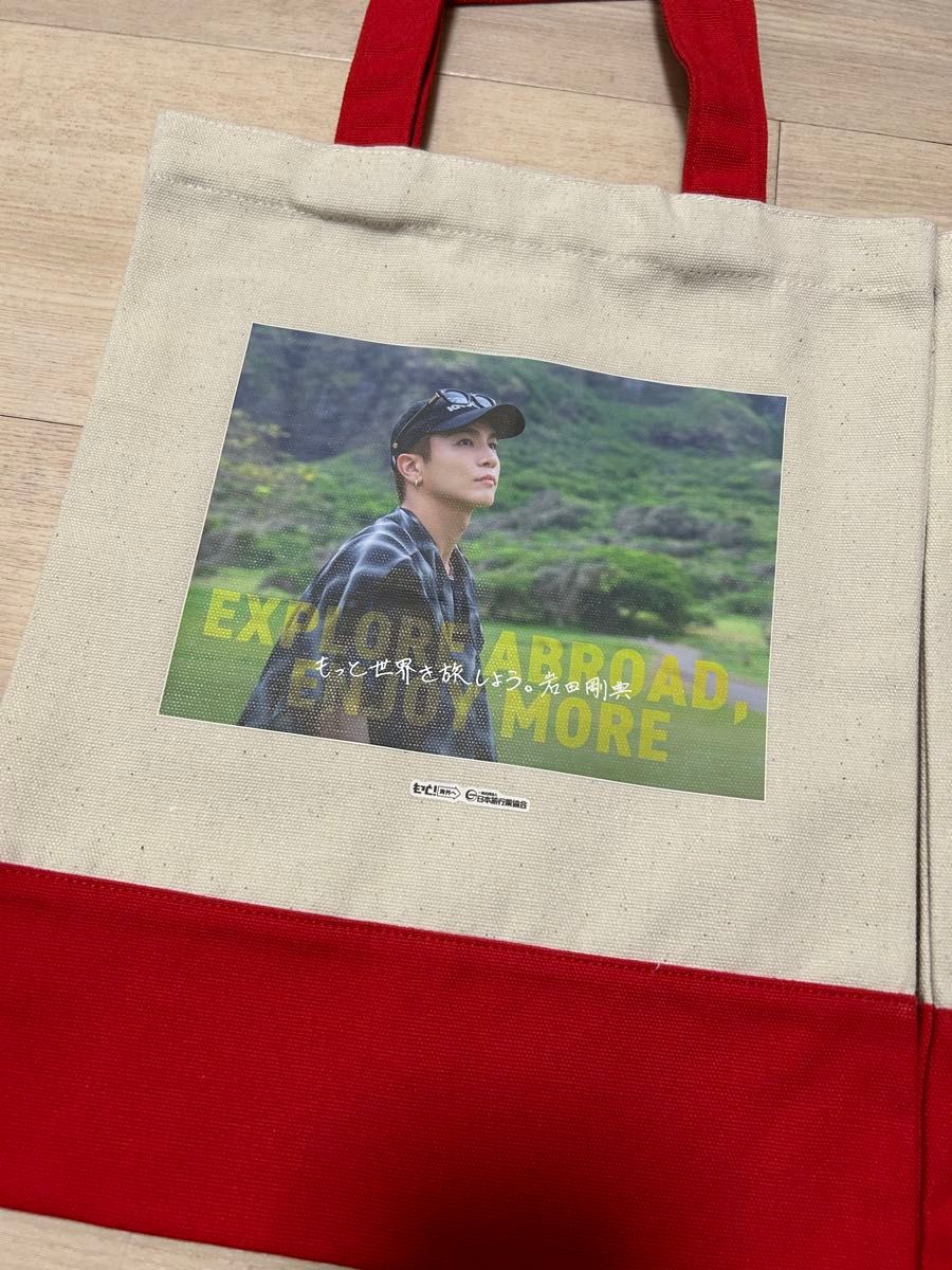 岩田剛典 トートバッグ 岩田剛典 GOD ONLY KNOWS ANGEL LOGO トートバッグ 黒