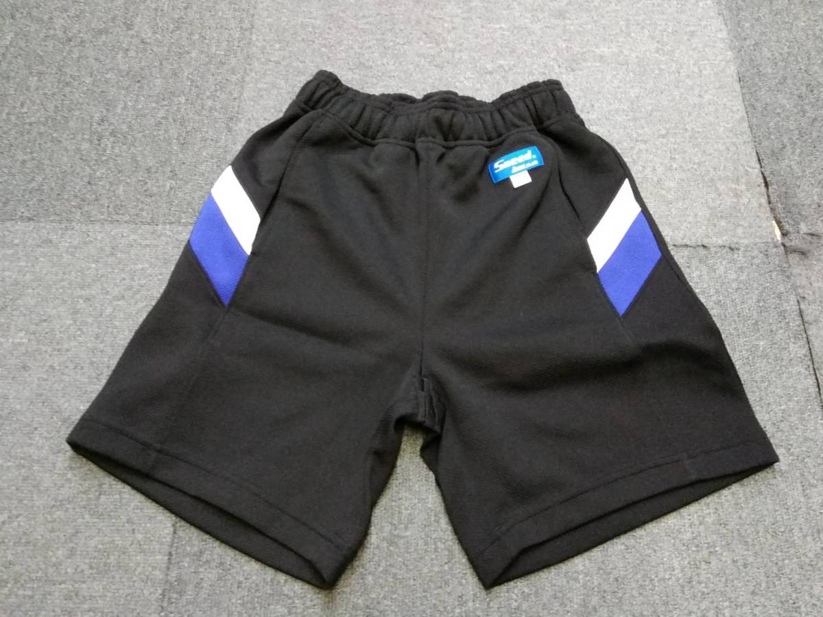 新品 ハーフパンツ サイズ１５０ 黒◆Ｓｎｅｅｄ◆トレパン◆ジャージ◆体操着◆スクールスポーツウェア◆_画像1