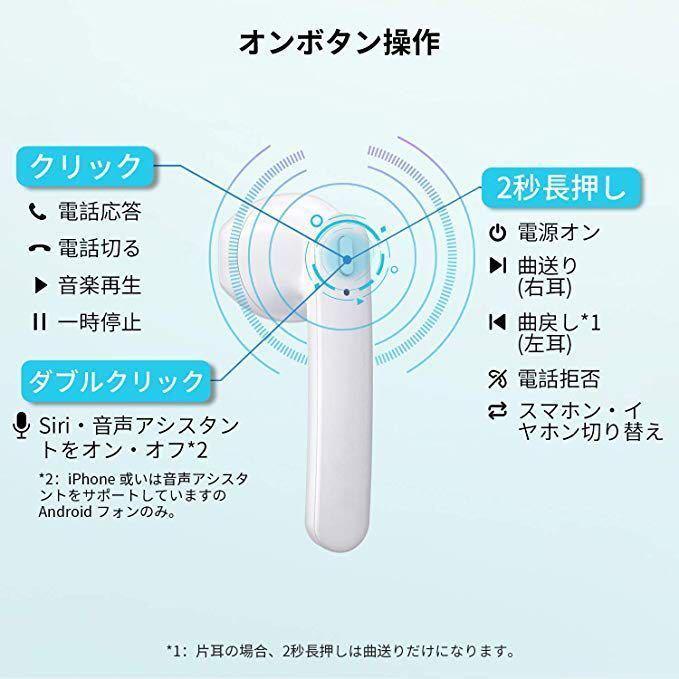 CatShin ワイヤレス イヤホン Bluetooth 5.0 自動ペアリング 高音質 ステレオサンド T12 TWS 完全ブルートゥース 片耳 両耳 マイク内蔵_画像7