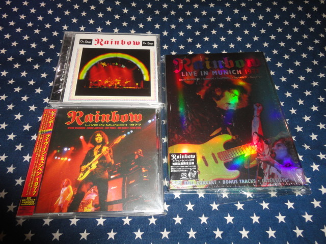 RAINBOW Live record + Live DVD 3 pieces set li master / first record / records out of production 