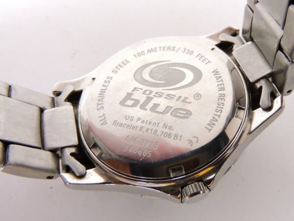 FOSSIL(フォッシル)　BLUE AM-3725　腕時計　クォーツ　848871J701EC02_画像4
