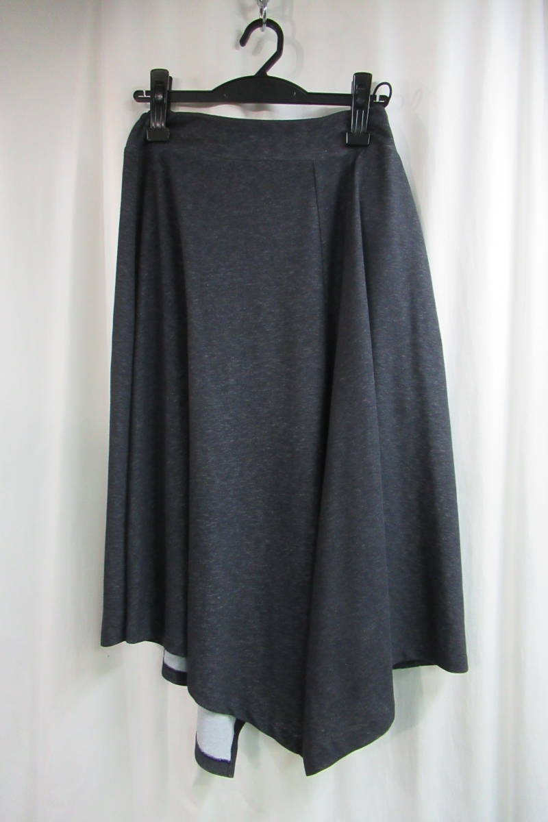 05ss yohji yamamoto +noir アシメトリー変形デザインスカート NY-T15-930
